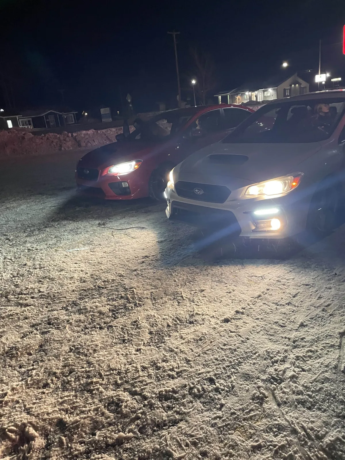 Me and my friends WRXs
